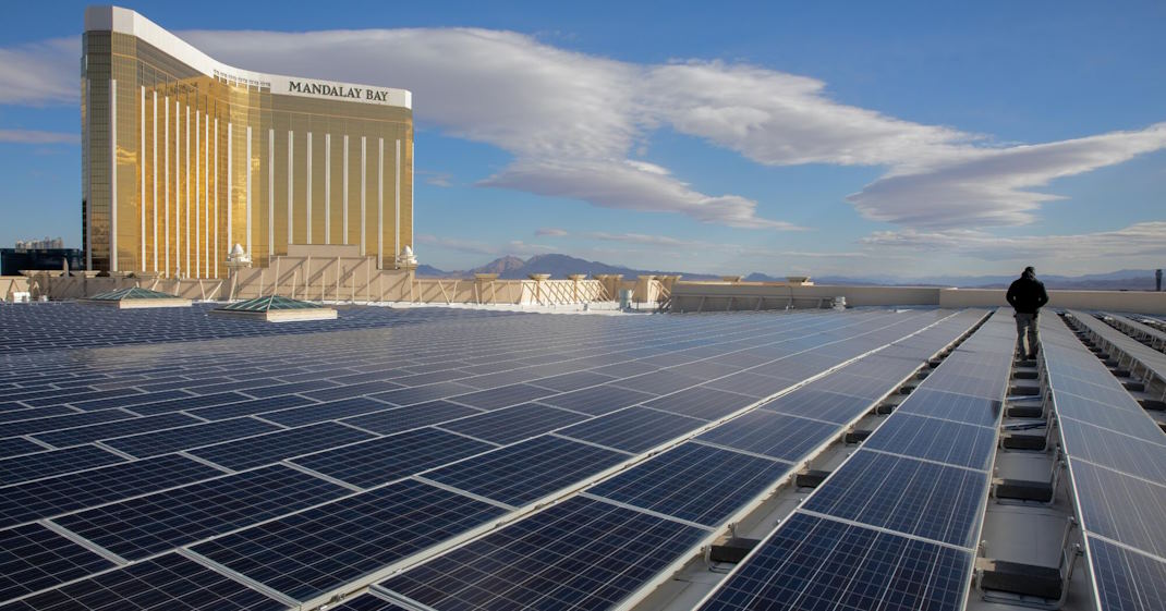 solar energy in casino operations